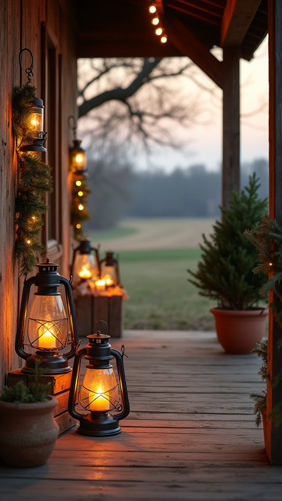 nostalgic candlelit holiday decor