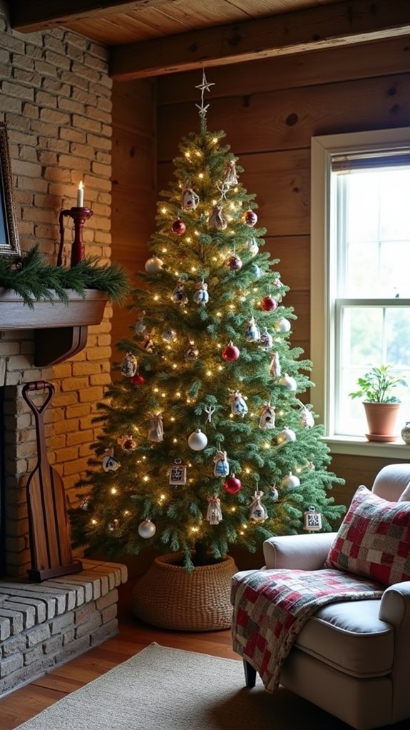 rustic ornaments cozy atmosphere