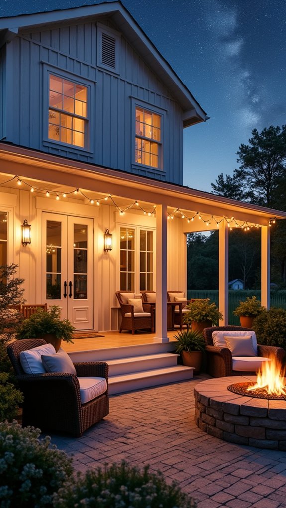 cozy minimalist outdoor gatherings
