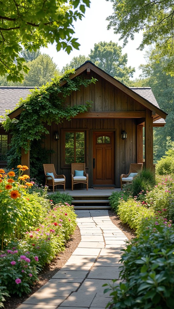 lush gardens enhance tranquility