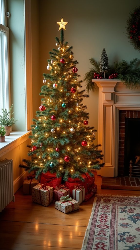 nostalgic festive holiday decor