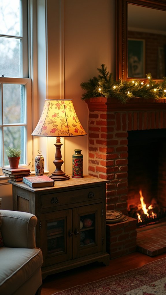 repurposed lamps for holidays