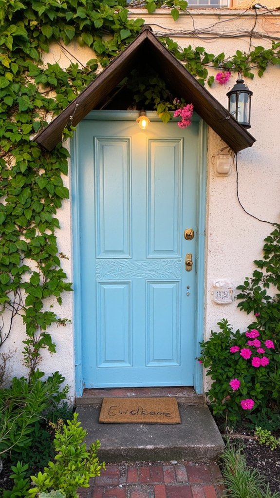 charming front door details