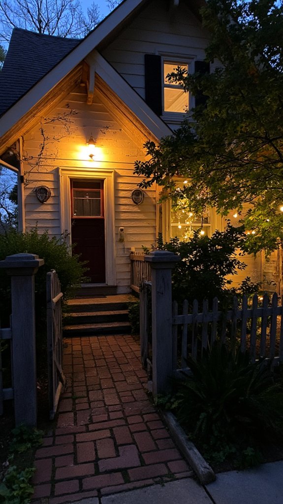 cozy outdoor lighting ambiance