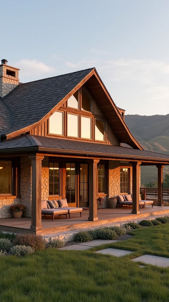 rustic warmth and authenticity