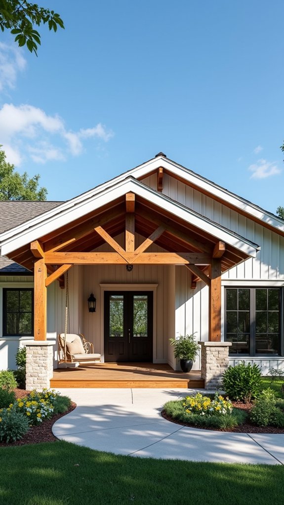 welcoming porch swing retreat