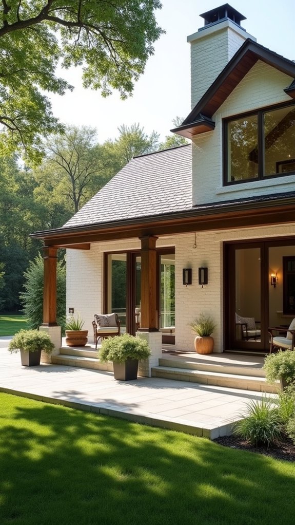 timeless elegant brick exterior