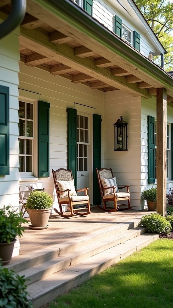 serene rocking chair porch