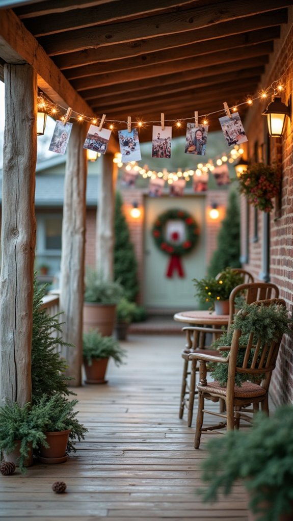 illuminated clothespin photo display