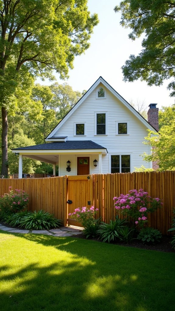 eco friendly bamboo fencing option