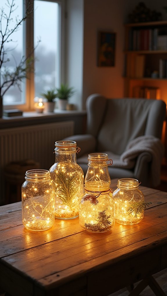magical glass jar lights