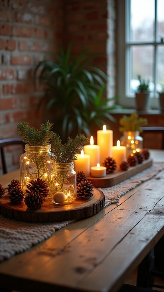 cozy vintage light displays