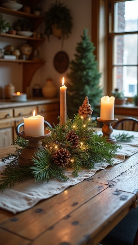 winter wonderland table decor