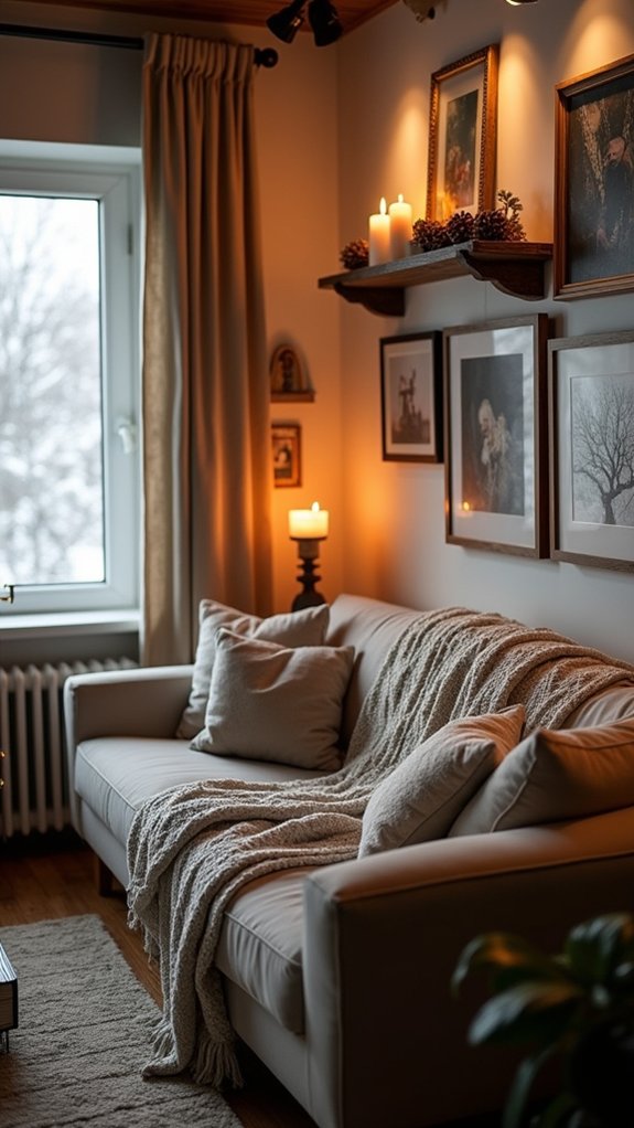 cozy spotlighting for decor