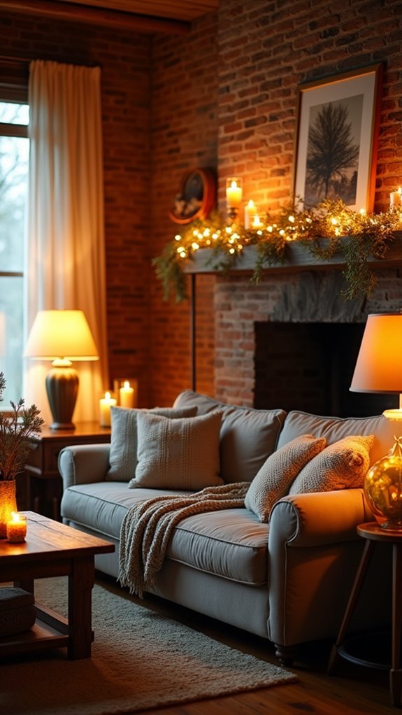 warm inviting winter ambiance