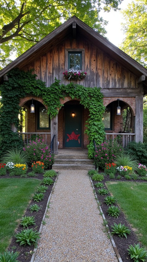 rustic warmth through barn wood