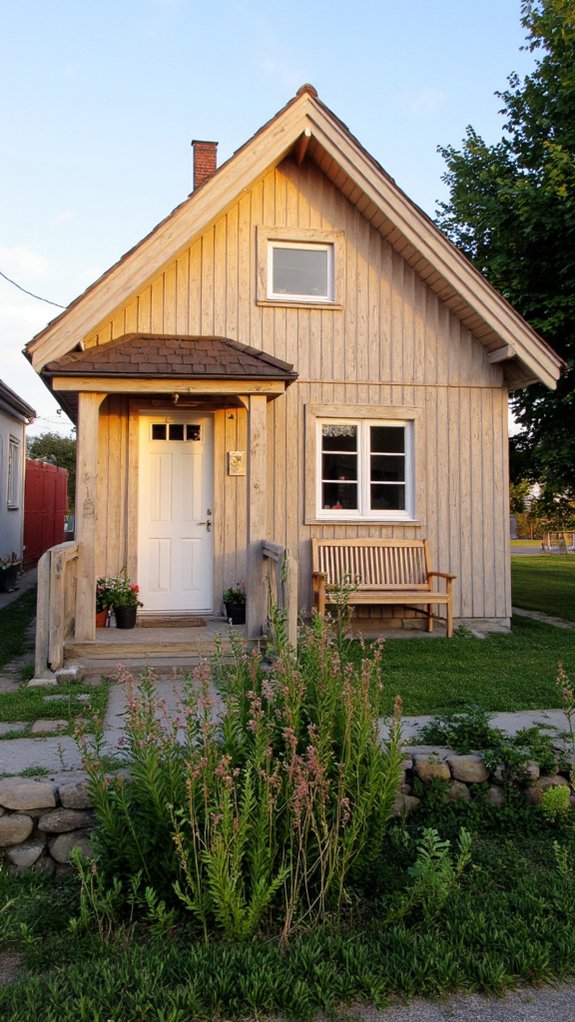 cozy scandinavian wood aesthetics