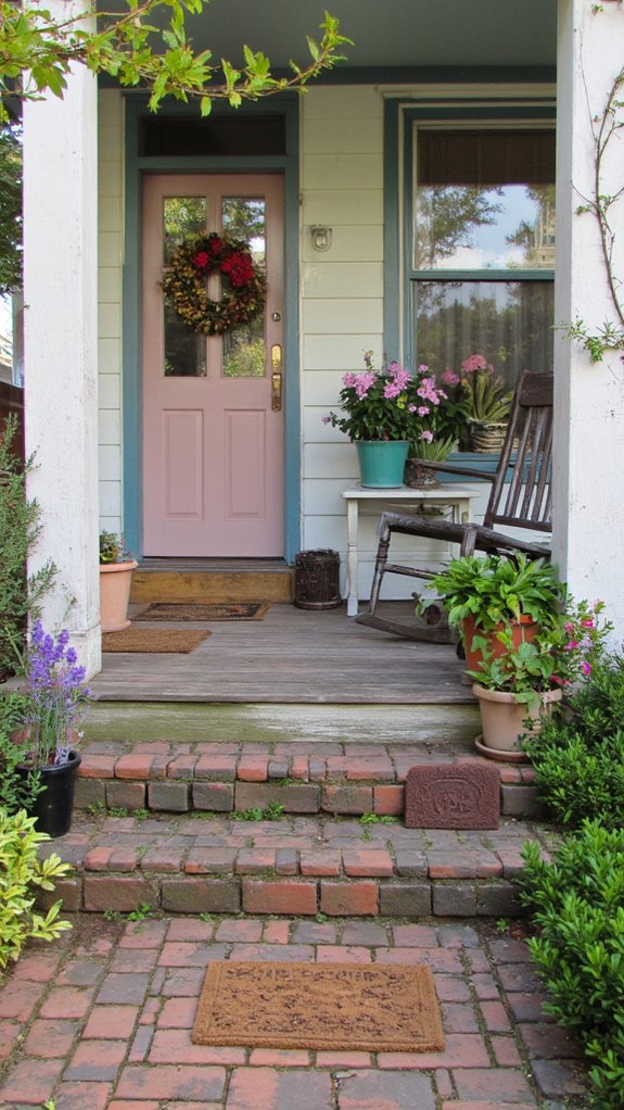 charming welcome mats enhance atmosphere