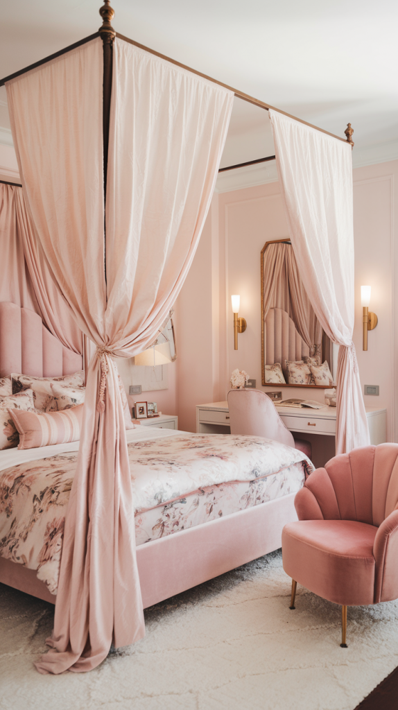 Feminine Spring Bedroom Decor