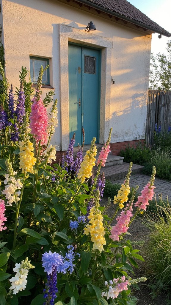 charming floral garden duo