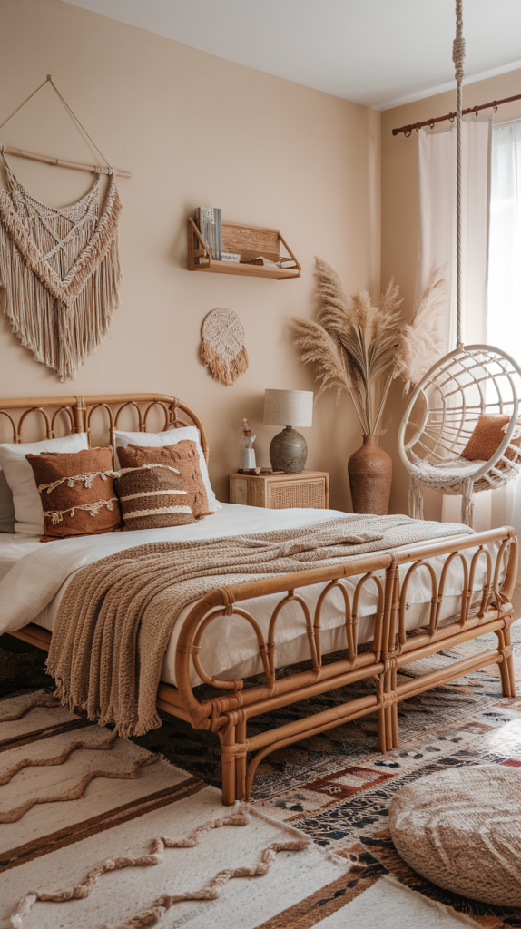 Bohemian Spring Bedroom Decor