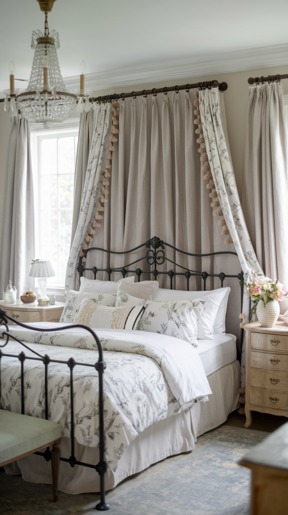 Iron Bed Frame Bedroom Decor