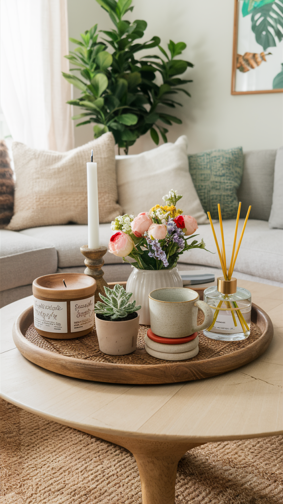 DIY Spring Living Room Décor
