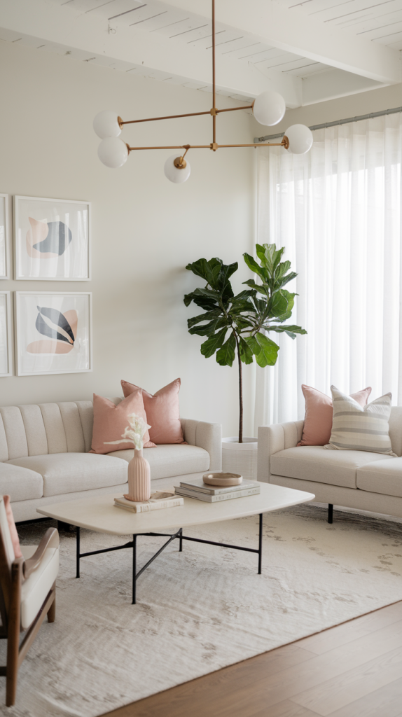 Modern Minimalist Spring Décor