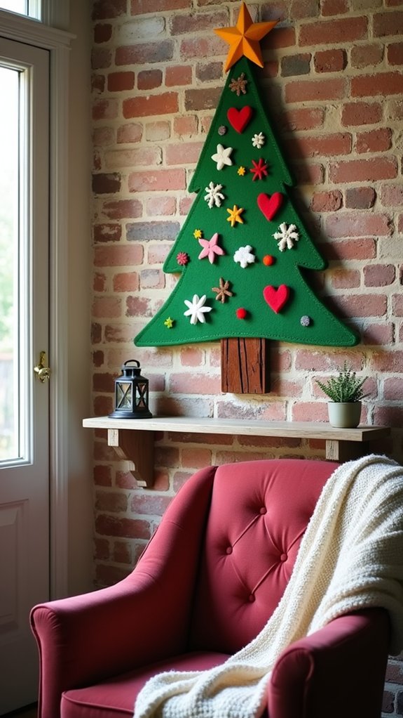 felt christmas tree decoration