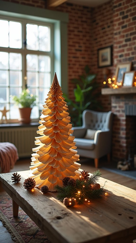 vintage book page ornaments