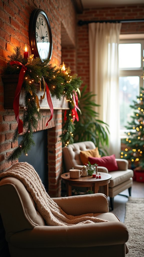 colorful ribbon garland decoration