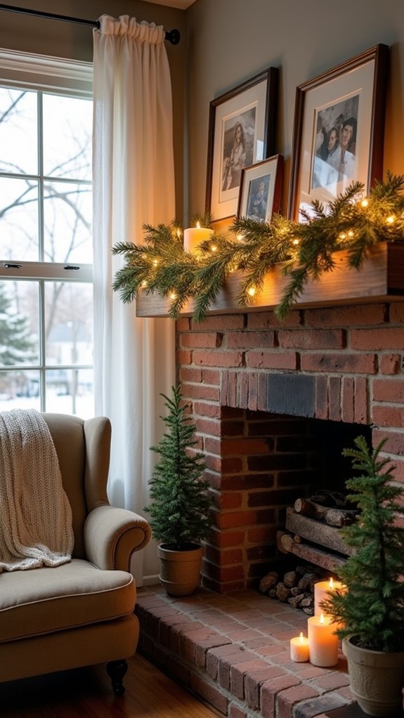 personalized holiday photo display