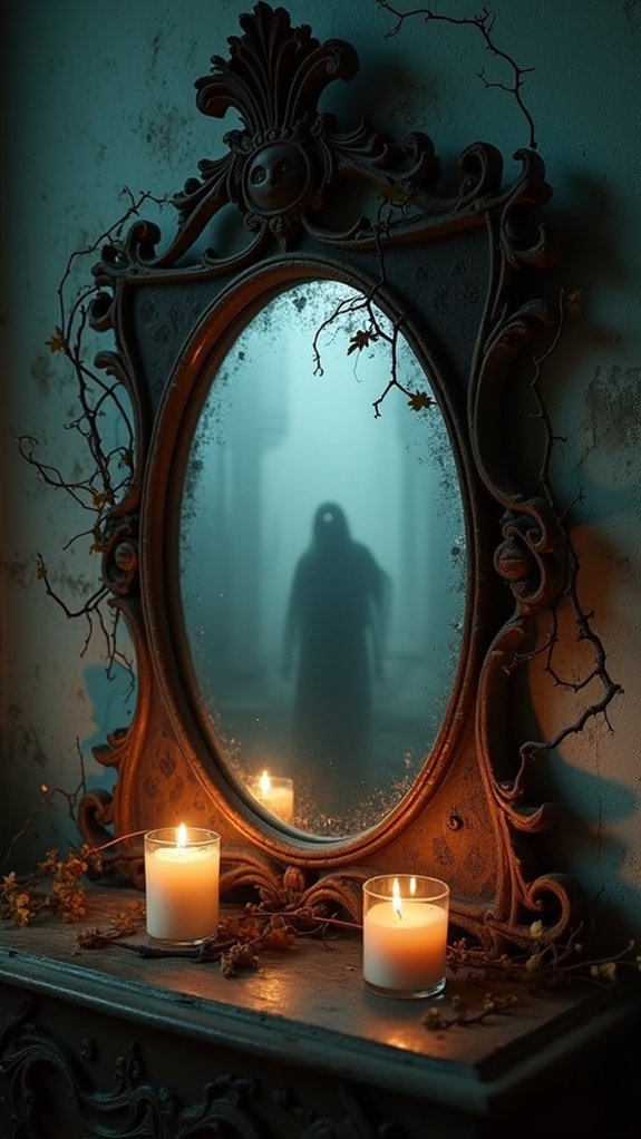 haunted mirror halloween decor