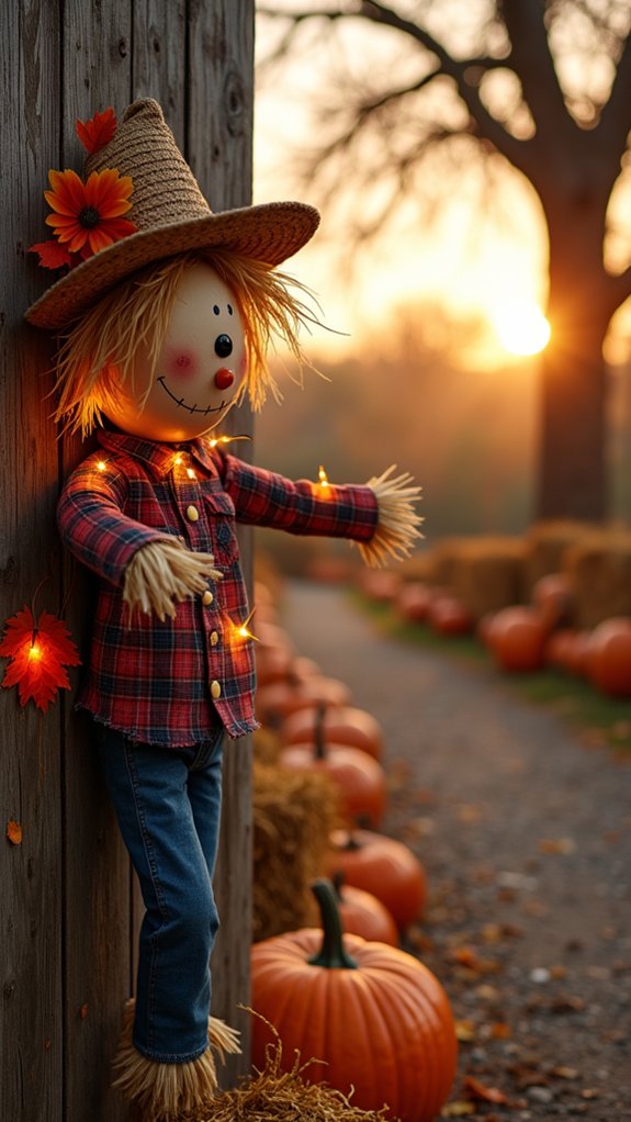 whimsical halloween directional signs