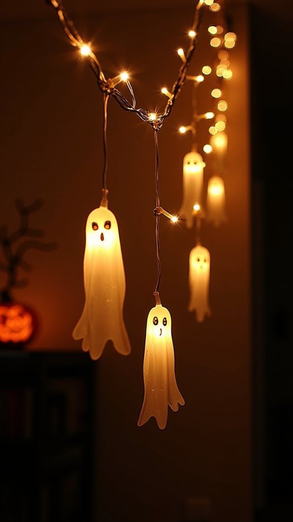 spooky haunted house lights