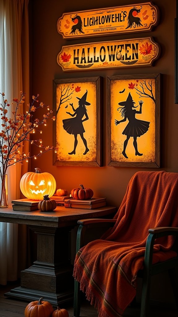 vintage halloween decor charm