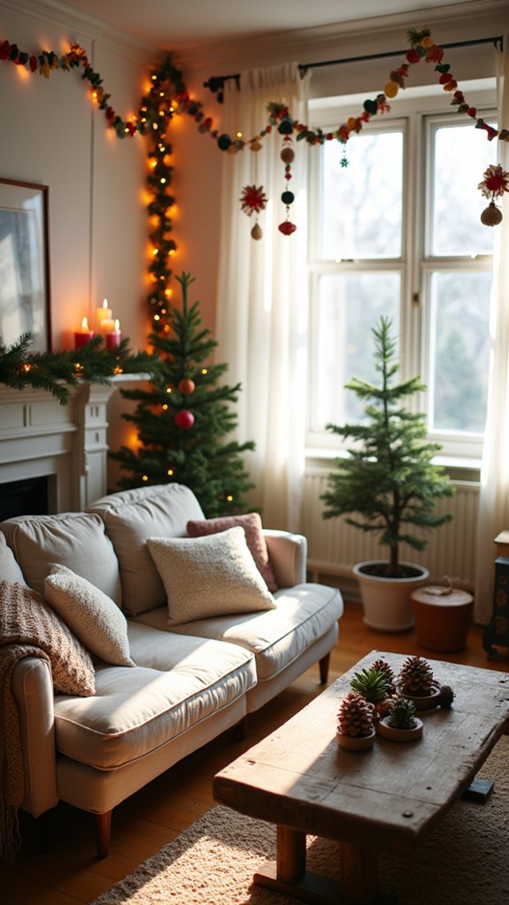 eco friendly festive paper chains