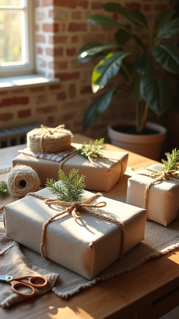 personalized eco friendly gift wrapping