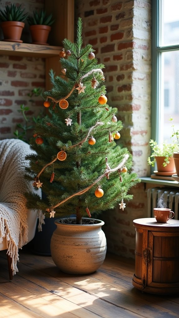 live trees for holidays