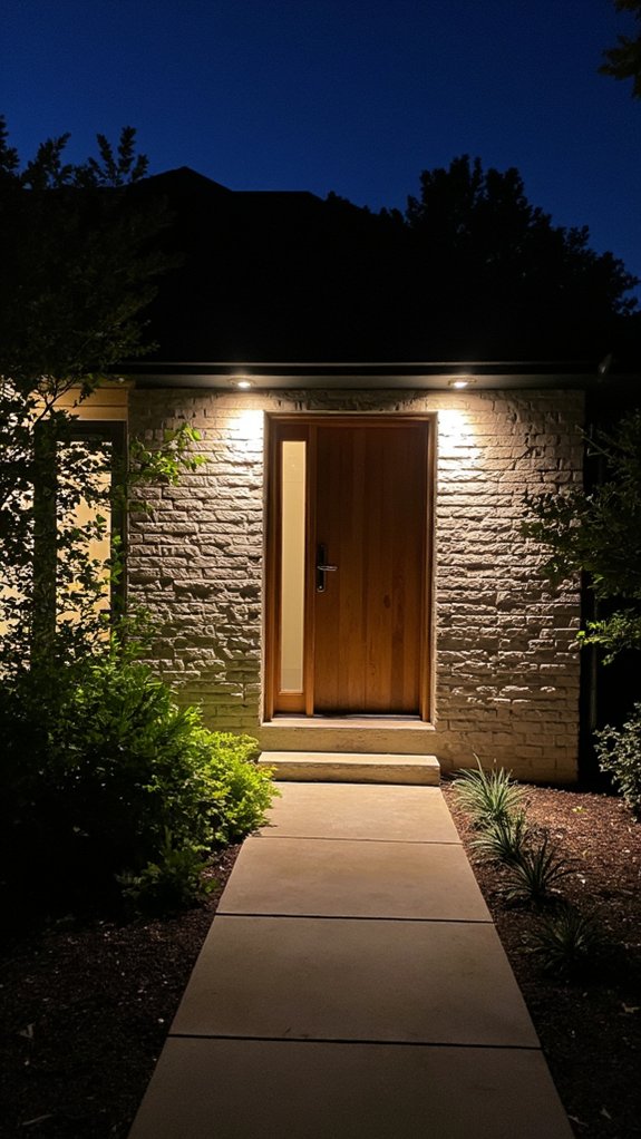 subtle ambiance through downlighting