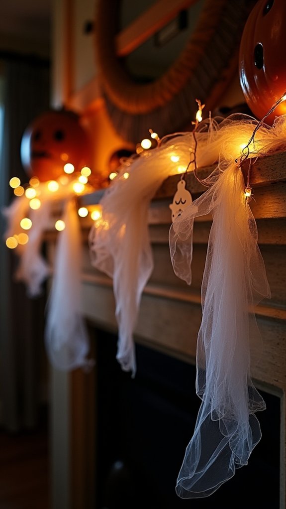 whimsical ghost garland project