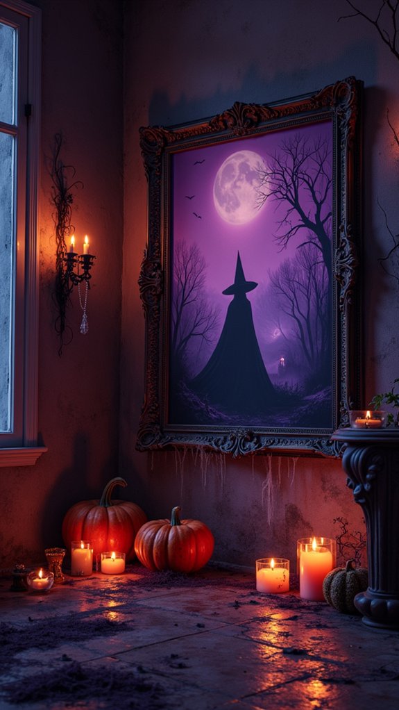 spine chilling wall decor