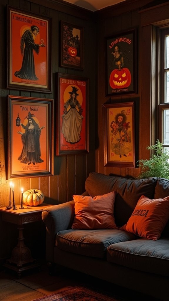 nostalgic vintage halloween decor