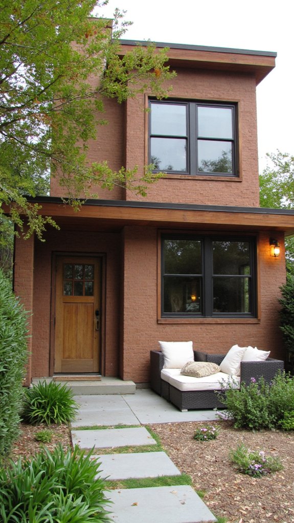 inviting warm exterior elegance