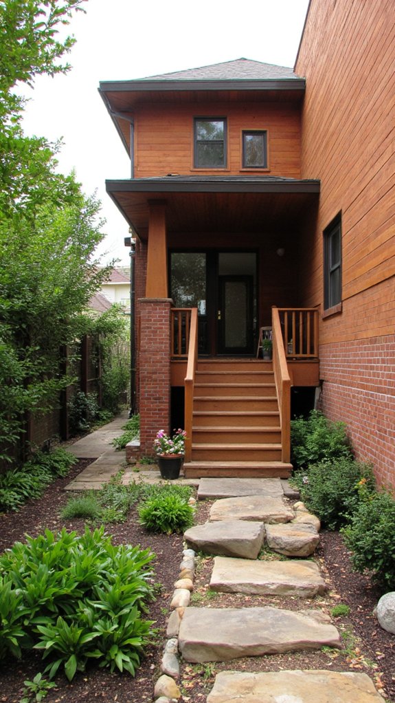 warm sophisticated inviting exterior