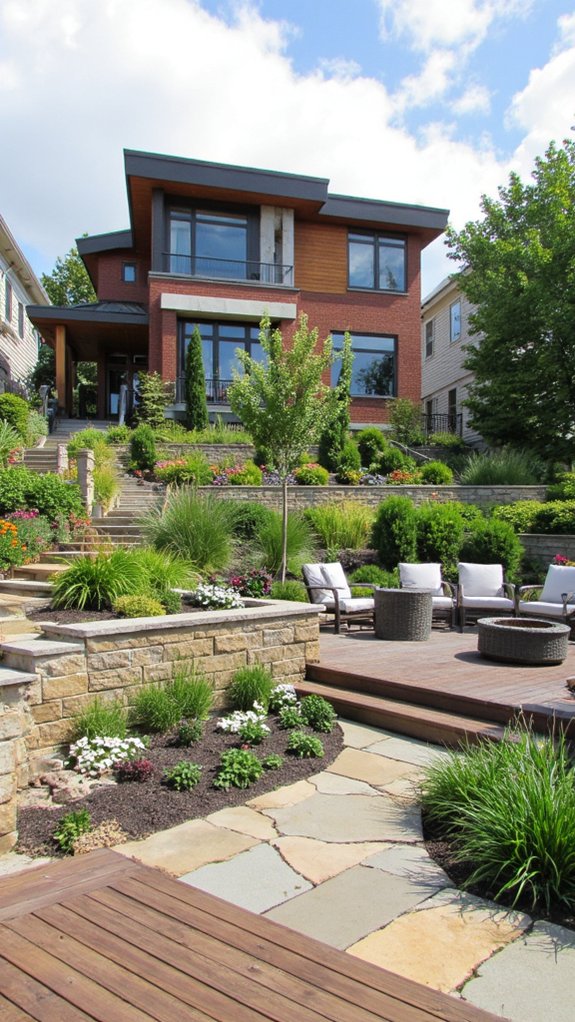 multi level outdoor retreat