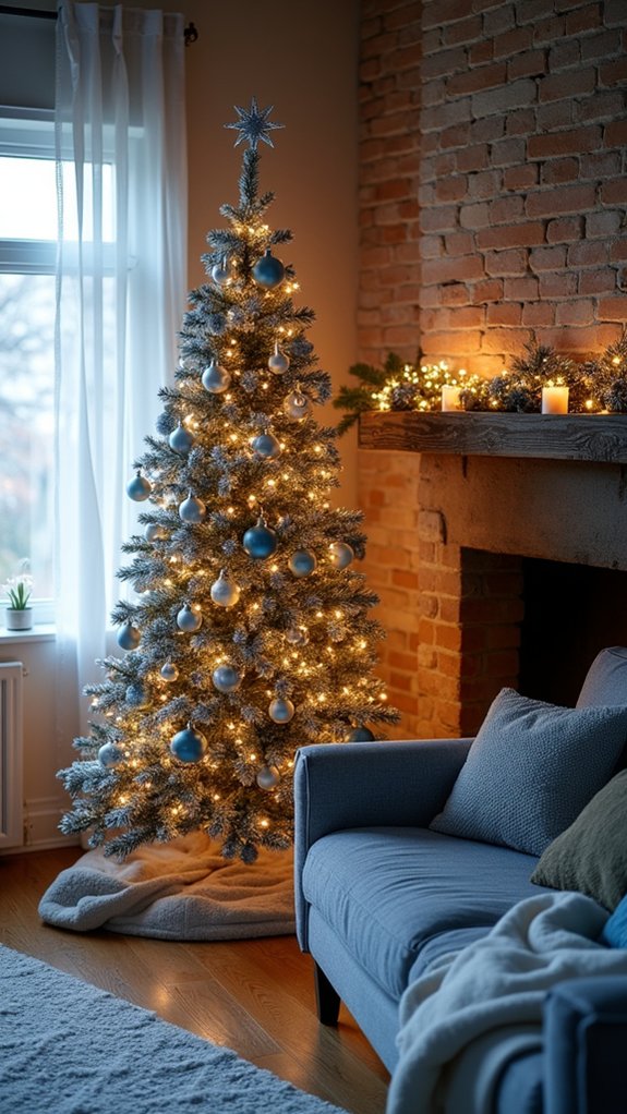 blue and silver elegance