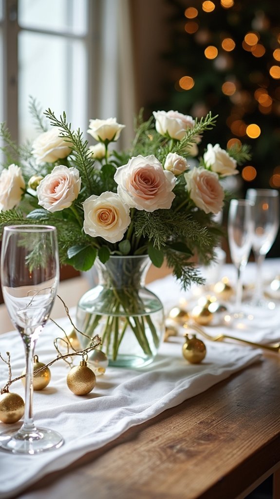elegant festive dining decor