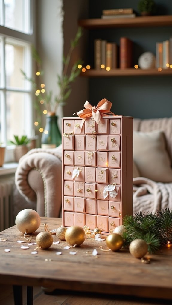 champagne filled holiday countdown