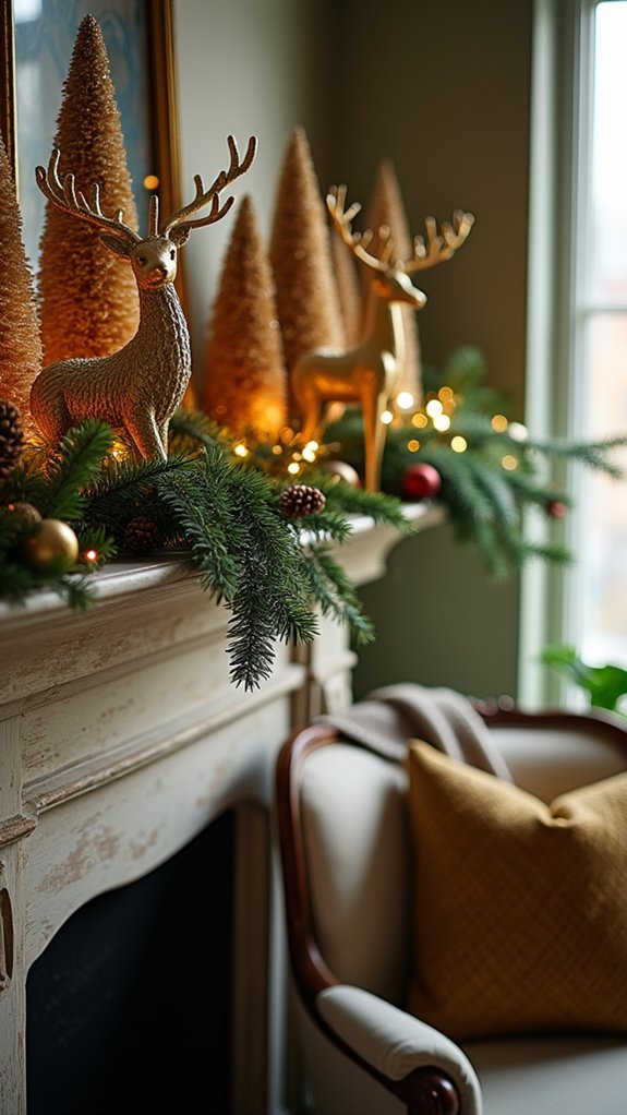 elegant gold holiday decor